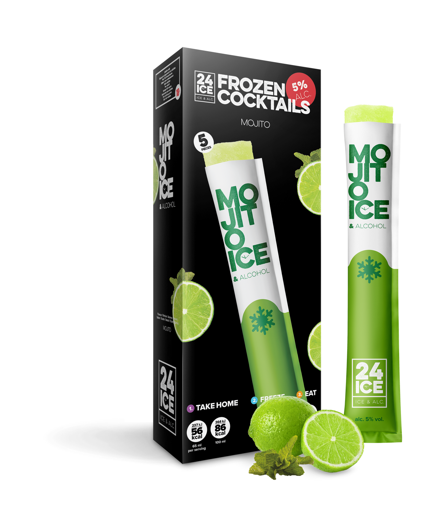 24 ICE MOJITO PACK - 5 unidades