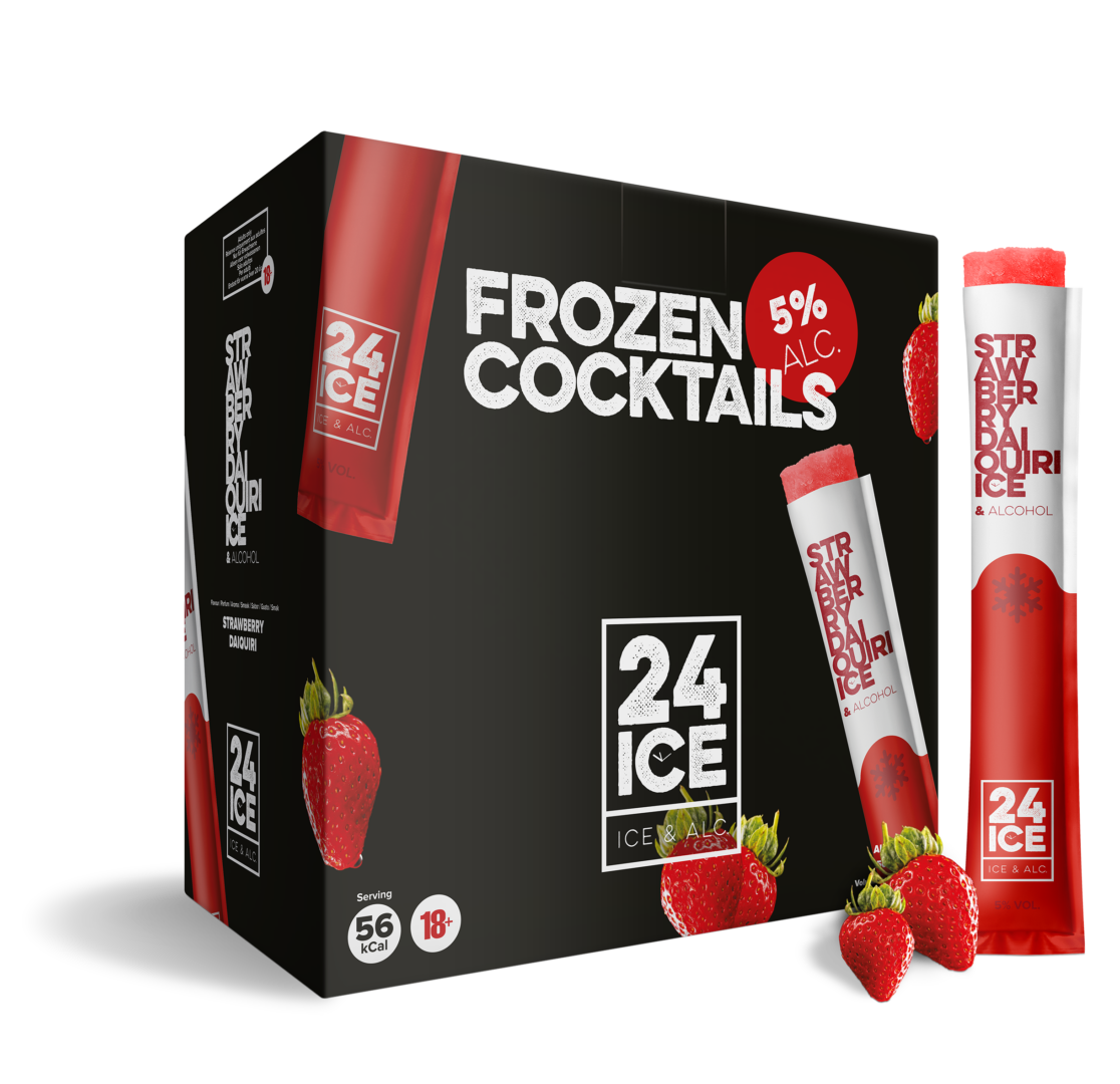 24 ICE STRAWBERRY DAIQUIRI PACK - 50 unidades