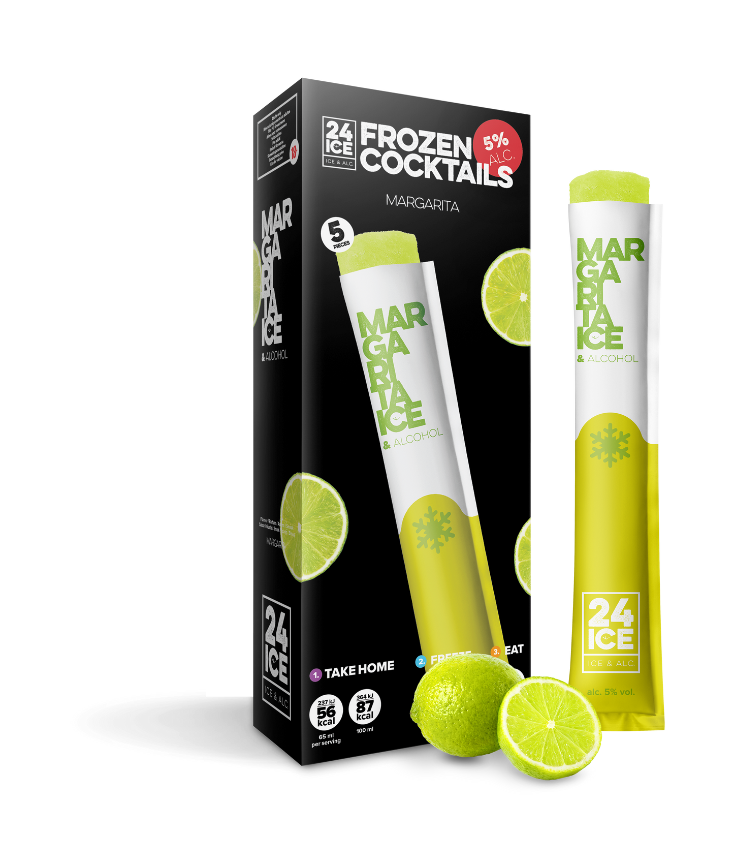 24 ICE MARGARITA PACK - 5 unidades